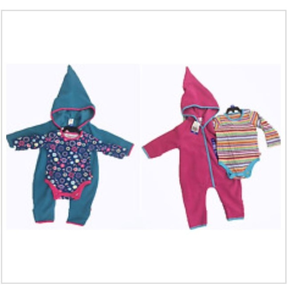 NWT Girl Toddler Onesie Elf Romper Set, in Blue - Picture 6 of 6